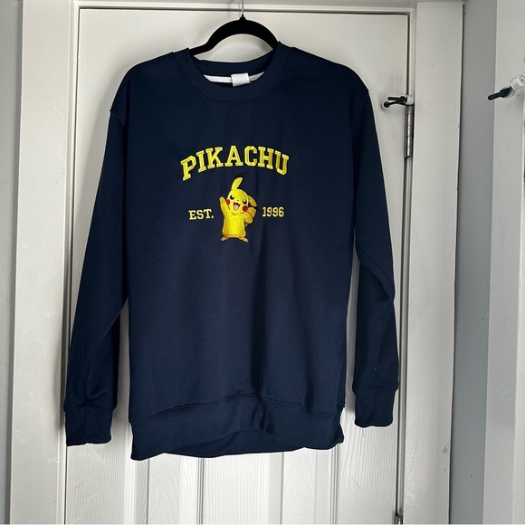 Pikachu Navy Blue Sweater - Picture 1 of 3